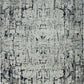 HomeRoots 2' x 8' Ivory or Grey Abstract Cracks Runner Rug