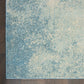 HomeRoots 2' x 8' Light Blue and Ivory Abstract Sky Runner Rug