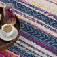 HomeRoots 2' x 8' Multicolor Irregular Striped Runner Rug