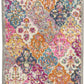 HomeRoots 2' x 8' Muted Brights Floral Diamond Runner Rug