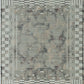 HomeRoots 2' x 8' Natural Geometric Bars Runner Rug