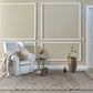 HomeRoots 2' x 8' Natural Geometric Bars Runner Rug