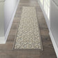HomeRoots 2' x 8' Natural and Gray Indoor Outdoor Runner Rug