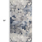 HomeRoots 2' x 8' Navy Blue Cobblestone Pattern Runner Rug