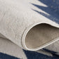 HomeRoots 2' x 8' Navy and Ivory Tribal Pattern Runner Rug