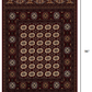 HomeRoots 2' x 8' Red Eclectic Geometric Pattern Runner Rug