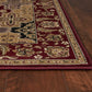 HomeRoots 2' x 8' Red Panel Runner Rug