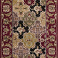 HomeRoots 2' x 8' Red Panel Runner Rug