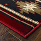 HomeRoots 2' x 8' Red and Beige Ikat Pattern Runner Rug