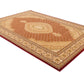 HomeRoots 2' x 8' Red and Beige Medallion Runner Rug