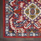 HomeRoots 2' x 8' Red and Multicolor Decorative Runner Rug