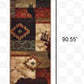 HomeRoots 2' x 8' Rustic Brown Animal Lodge Runner Rug