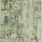 HomeRoots 2' x 8' Sage Ivory Weathered Vintage Runner Rug