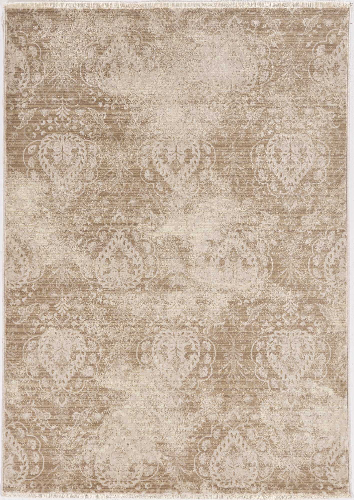 HomeRoots 2' x 8' Sand Faded Spades Runner Rug