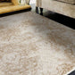HomeRoots 2' x 8' Sand Faded Spades Runner Rug
