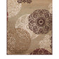 HomeRoots 2' x 8' Sand Polypropylene Runner Rug