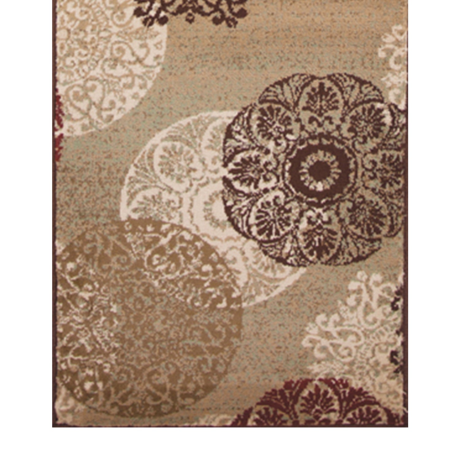 HomeRoots 2' x 8' Sand Polypropylene Runner Rug