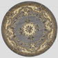 HomeRoots 2' x 8' Slate Blue Medallion Runner Rug
