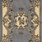 HomeRoots 2' x 8' Slate Blue Medallion Runner Rug