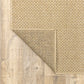 HomeRoots 2’ x 8’ Solid Sand Beige Indoor Outdoor Runner Rug