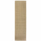 HomeRoots 2’ x 8’ Solid Sand Beige Indoor Outdoor Runner Rug