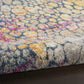 HomeRoots 2' x 8' Yellow and Pink Coral Reef Runner Rug