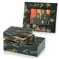 HomeRoots 2' x 8.5' x 10.5' Black and Gold Bone 5x7 Photo Frame