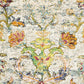HomeRoots 2' x 9' Beige Abstract Garden Runner Rug