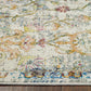 HomeRoots 2' x 9' Beige Abstract Garden Runner Rug