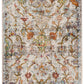 HomeRoots 2' x 9' Beige Abstract Garden Runner Rug