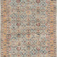 HomeRoots 2" x4" Spa Green Hand Woven Floral Indoor Accent Rug