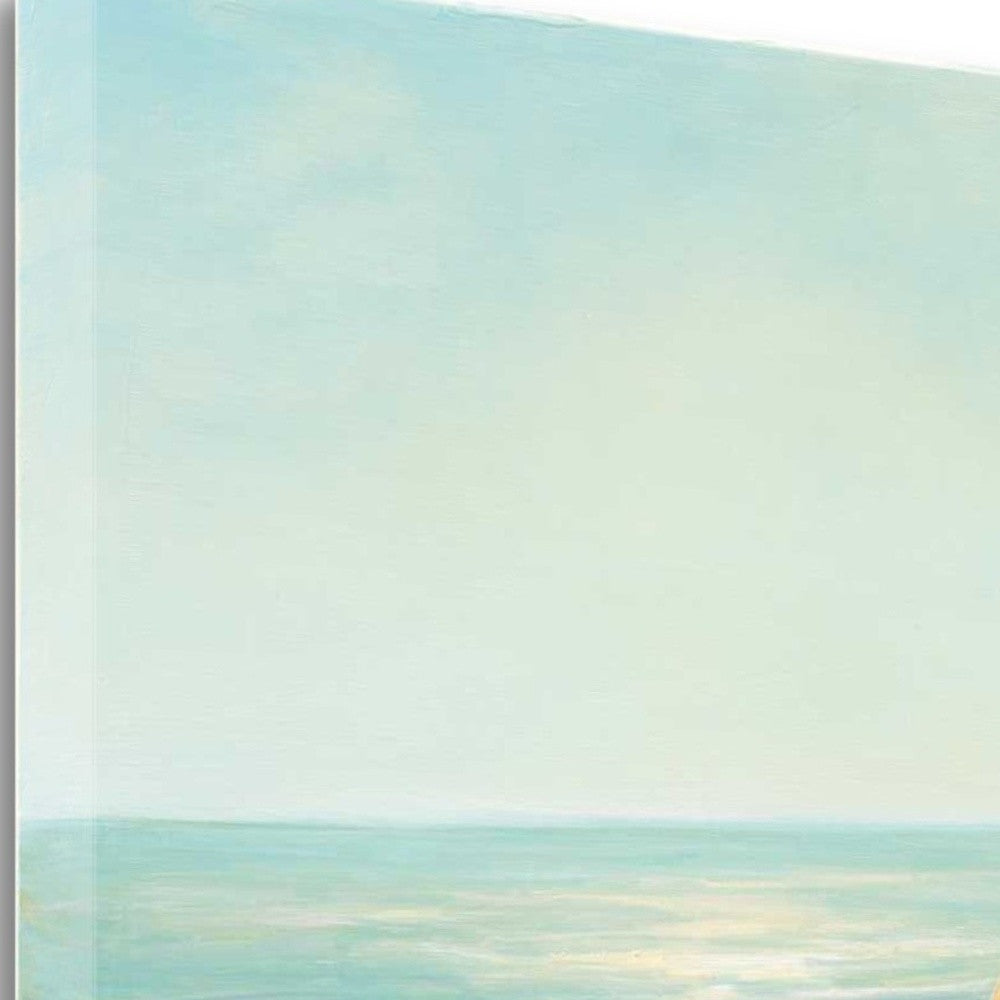 HomeRoots 20" Beach Chairs on the Sand Giclee Canvas Wall Art