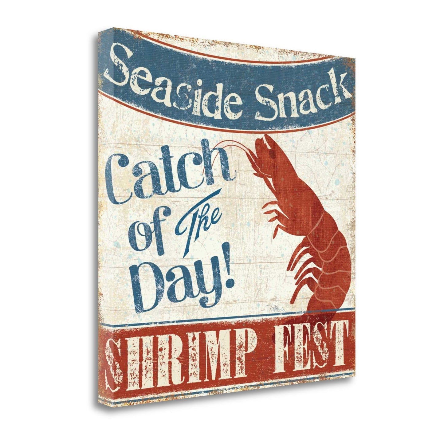 HomeRoots 20" Catch of the Day Giclee Wrap Canvas Wall Art