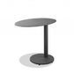 HomeRoots 20" Ceramic Tile Round End Table in Gray Finish