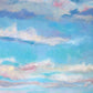 HomeRoots 20" Colorful Painted Sky Giclee Wrap Canvas Wall Art