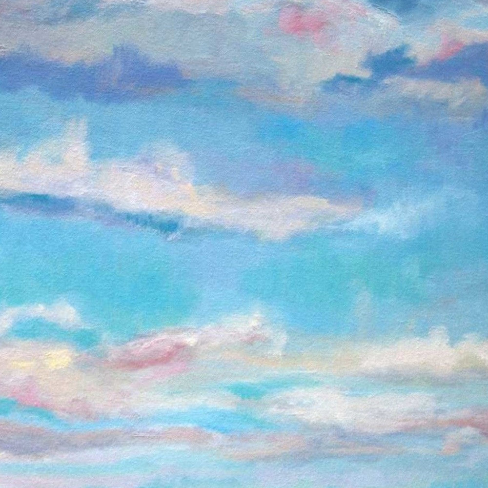 HomeRoots 20" Colorful Painted Sky Giclee Wrap Canvas Wall Art