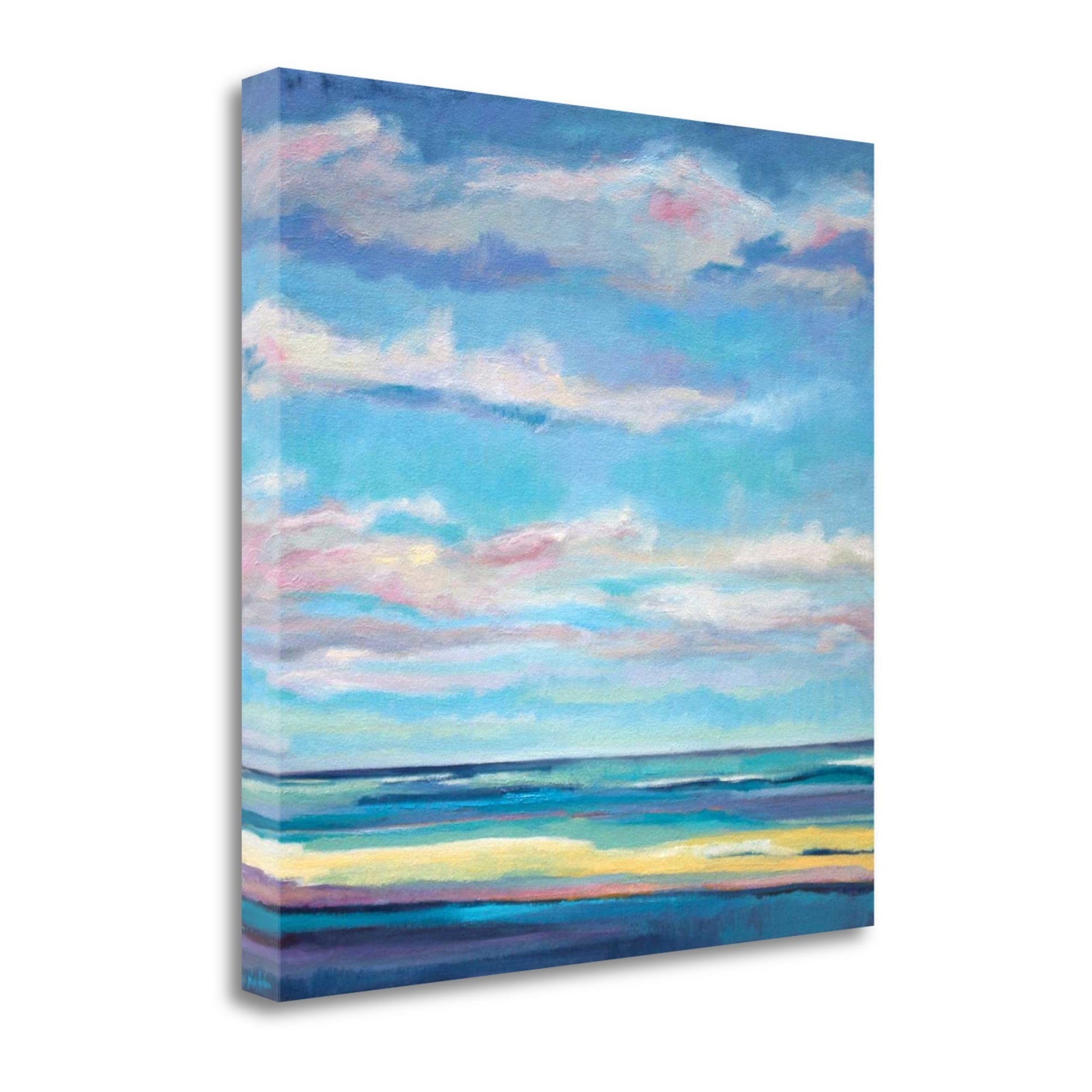 HomeRoots 20" Colorful Painted Sky Giclee Wrap Canvas Wall Art