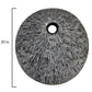 HomeRoots 20 Contemporary Grey Round Wall Art