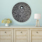 HomeRoots 20 Contemporary Grey Round Wall Art