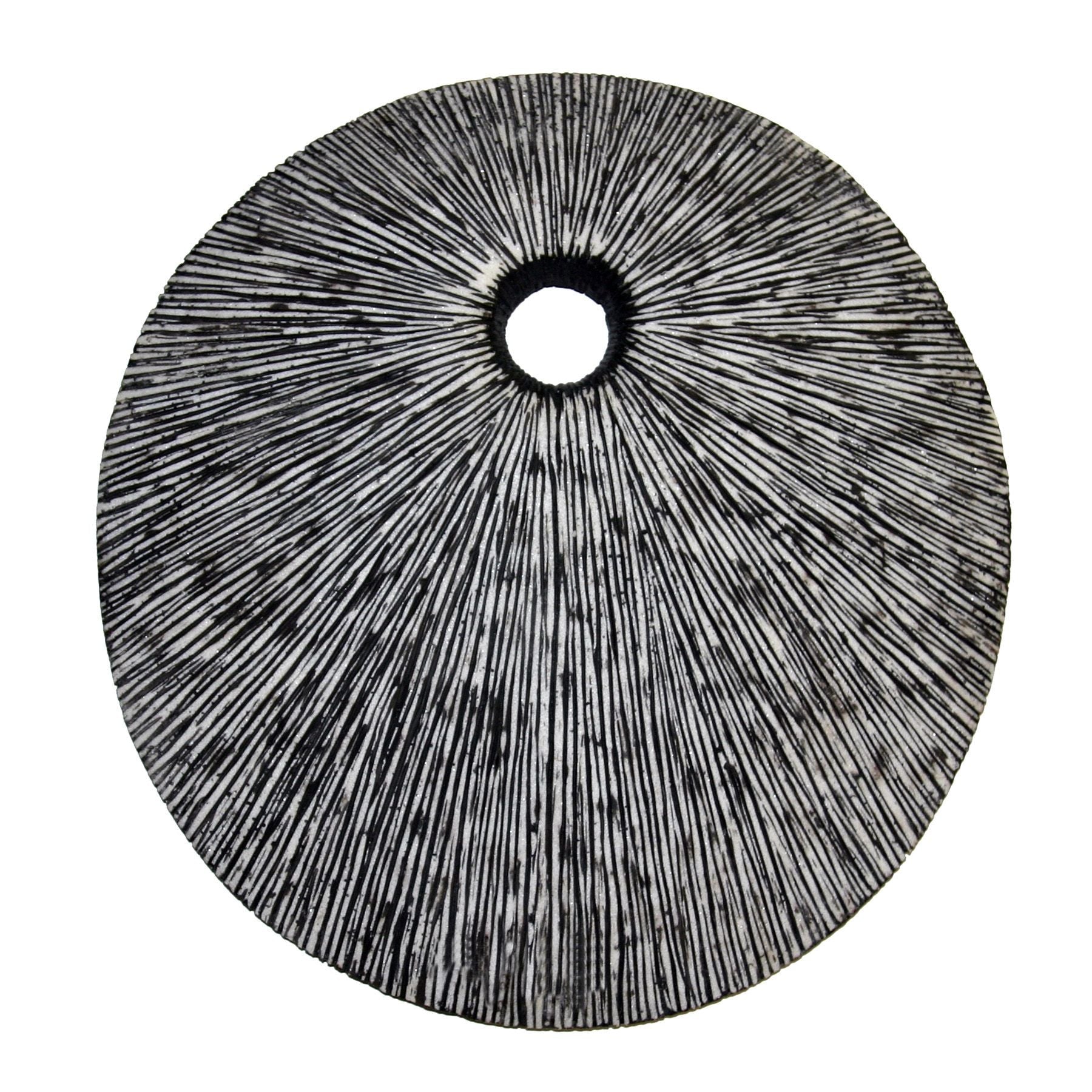 HomeRoots 20 Contemporary Grey Round Wall Art