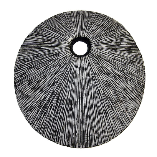 HomeRoots 20 Contemporary Grey Round Wall Art
