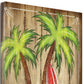 HomeRoots 20" Faux Wooden Beach Signboard Giclee Wrap Canvas Wall Art
