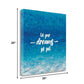 HomeRoots 20" Let Your Dreams Set Sail Giclee Wrap Canvas Wall Art