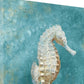 HomeRoots 20" Majestic Seahorse in the Deep Blue Giclee Wrap Canvas Wall Art