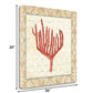 HomeRoots 20" Orange Underwater Coral 1 Giclee Wrap Canvas Wall Art