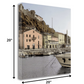 HomeRoots 20" Picturesque Tuscan Harbour Giclee Wrap Canvas Wall Art