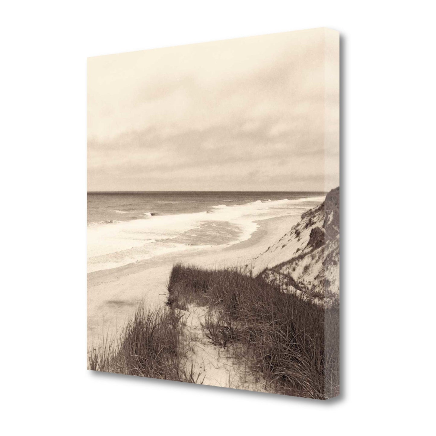 HomeRoots 20" Retro Vintage Sand Dunes Giclee Wrap Canvas Wall Art