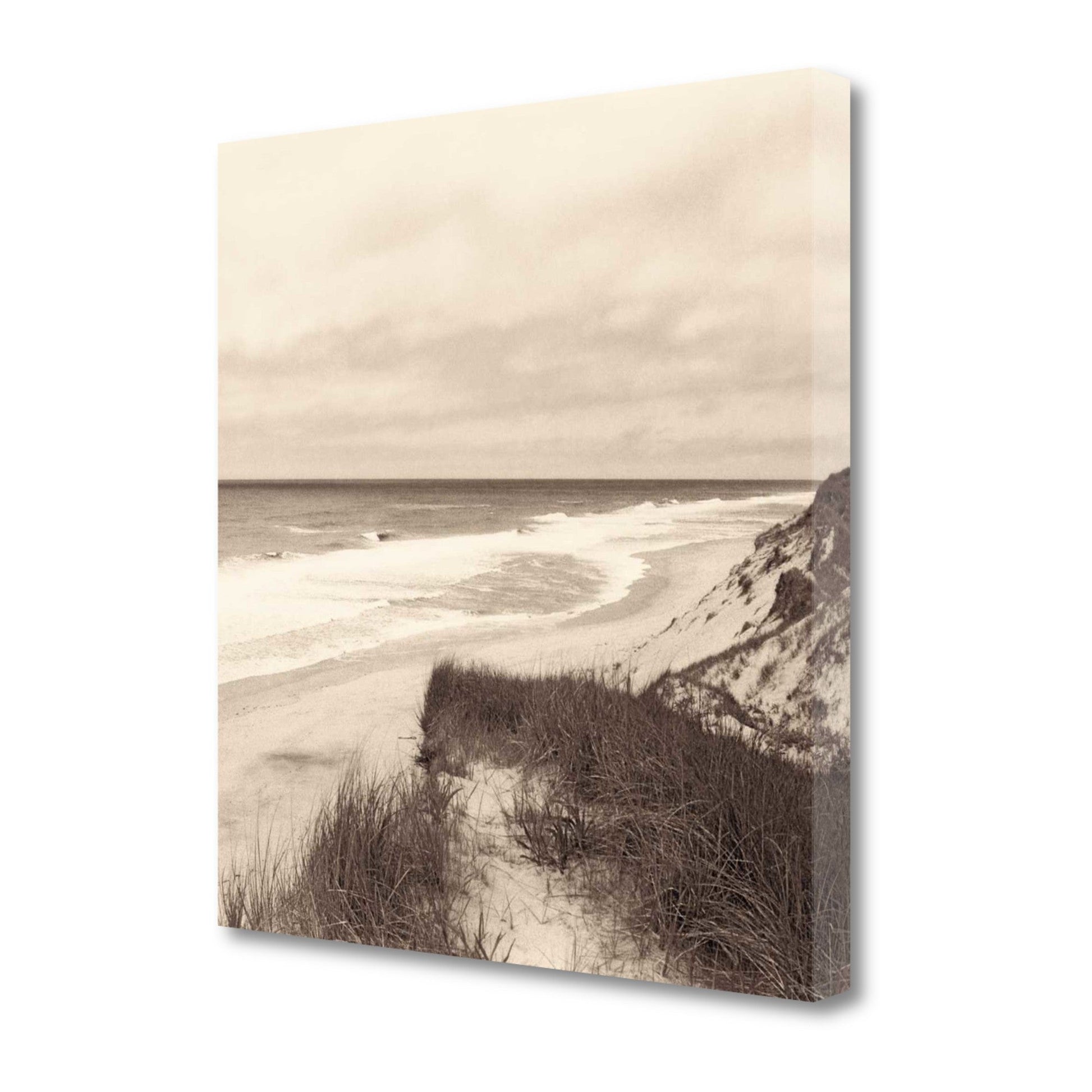 HomeRoots 20" Retro Vintage Sand Dunes Giclee Wrap Canvas Wall Art