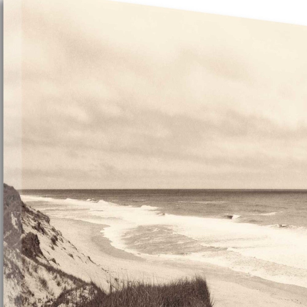 HomeRoots 20" Retro Vintage Sand Dunes Giclee Wrap Canvas Wall Art