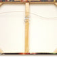 HomeRoots 20" Rustic Deep Blue and Gold Shell Giclee Wrap Canvas Wall Art